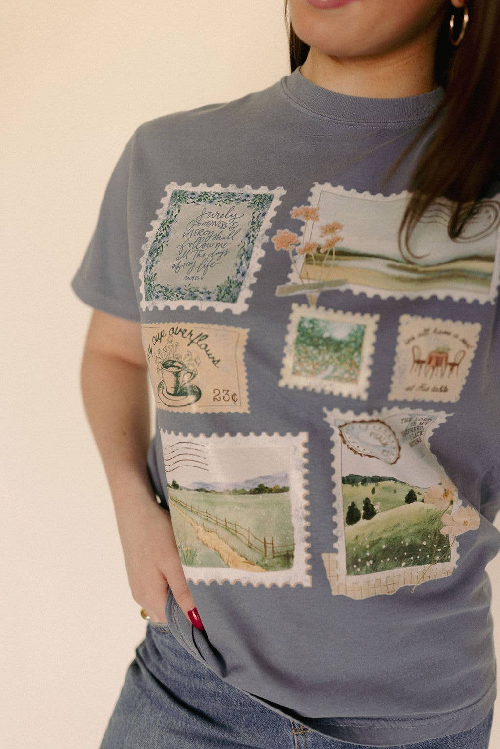 Psalm 23 Stamp Tee