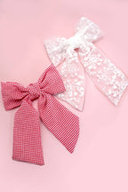 Patriot Bow Hair Clips