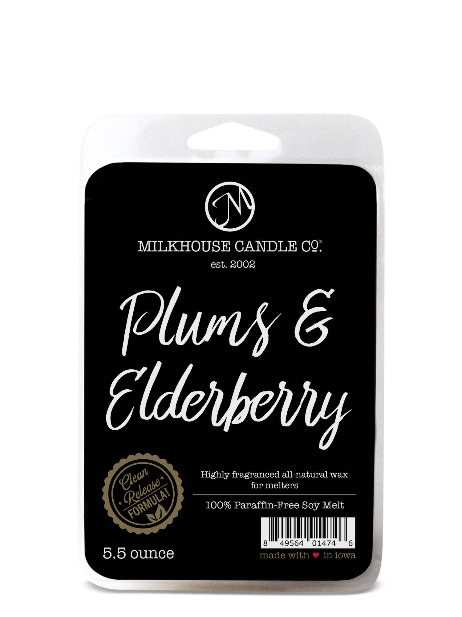 5.5 oz Wax Melts: Plums & Elderberry