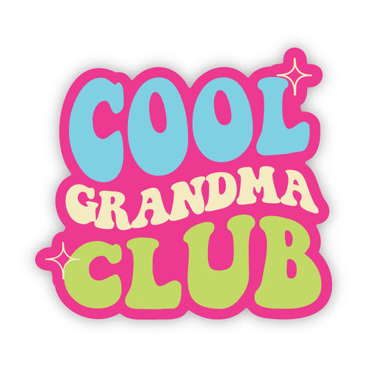 Cool Grandma Club Sticker