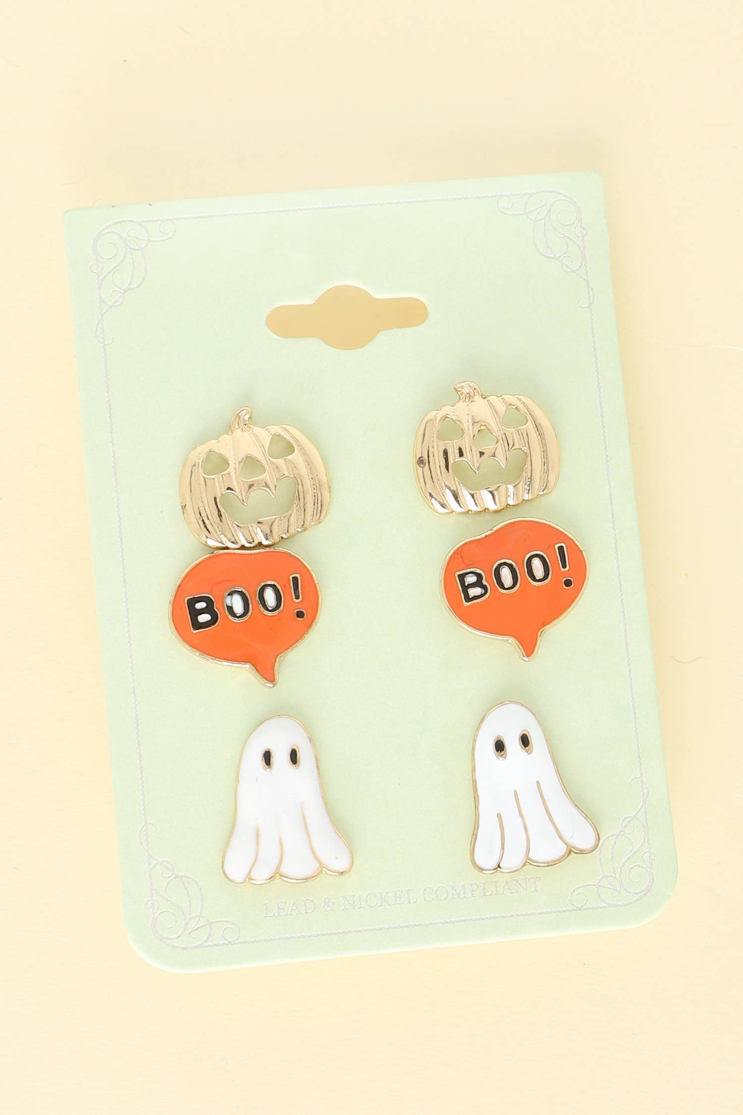 3 Pack Halloween Post Earrings