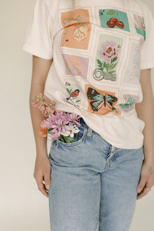 Spring Stamps Graphic Tee