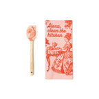 Two Left Feet The Reluctant Chef Tea Towel & Spatula Set