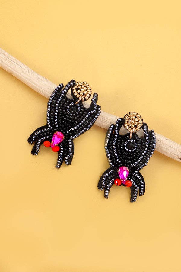 Spider Bead Earrings