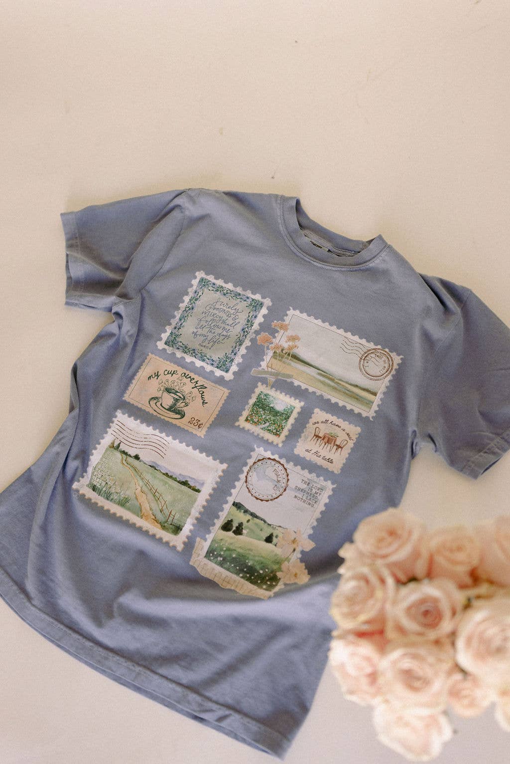 Psalm 23 Stamp Tee