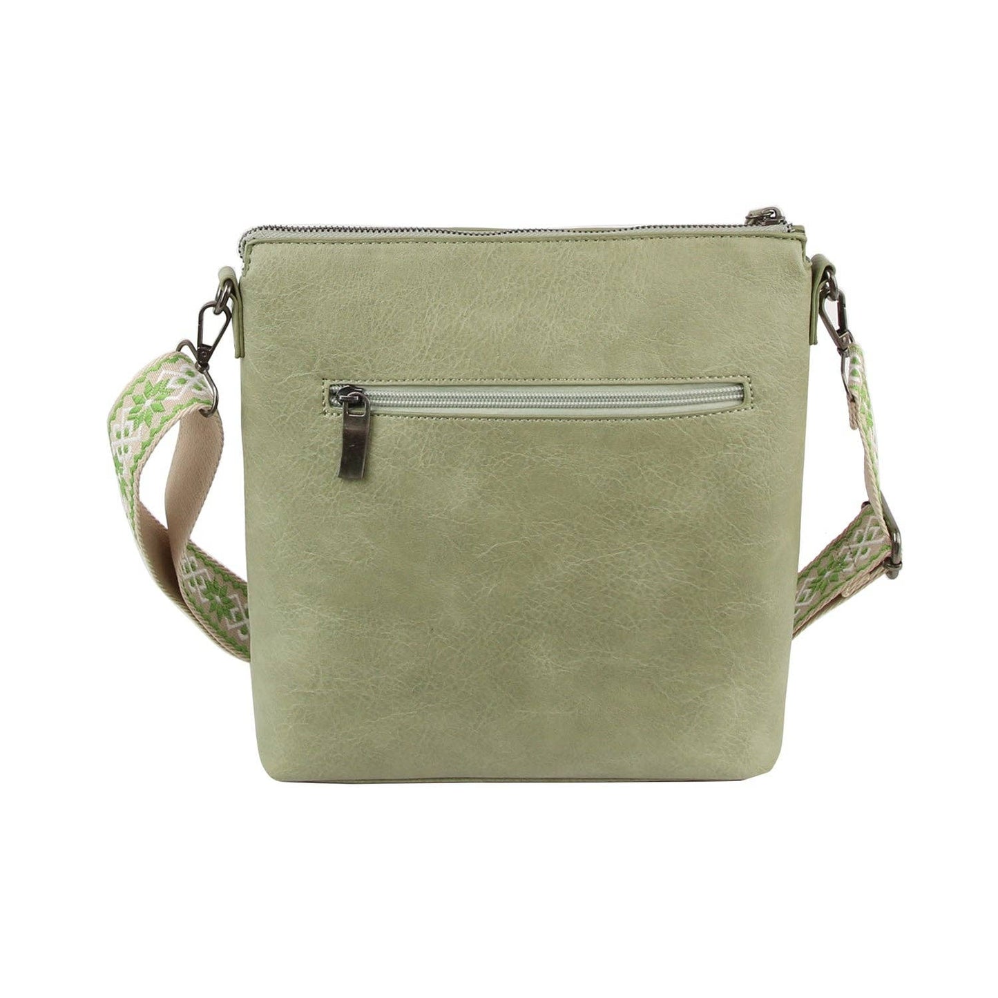 Daily Crossbody Bag with Front Zip Pocket