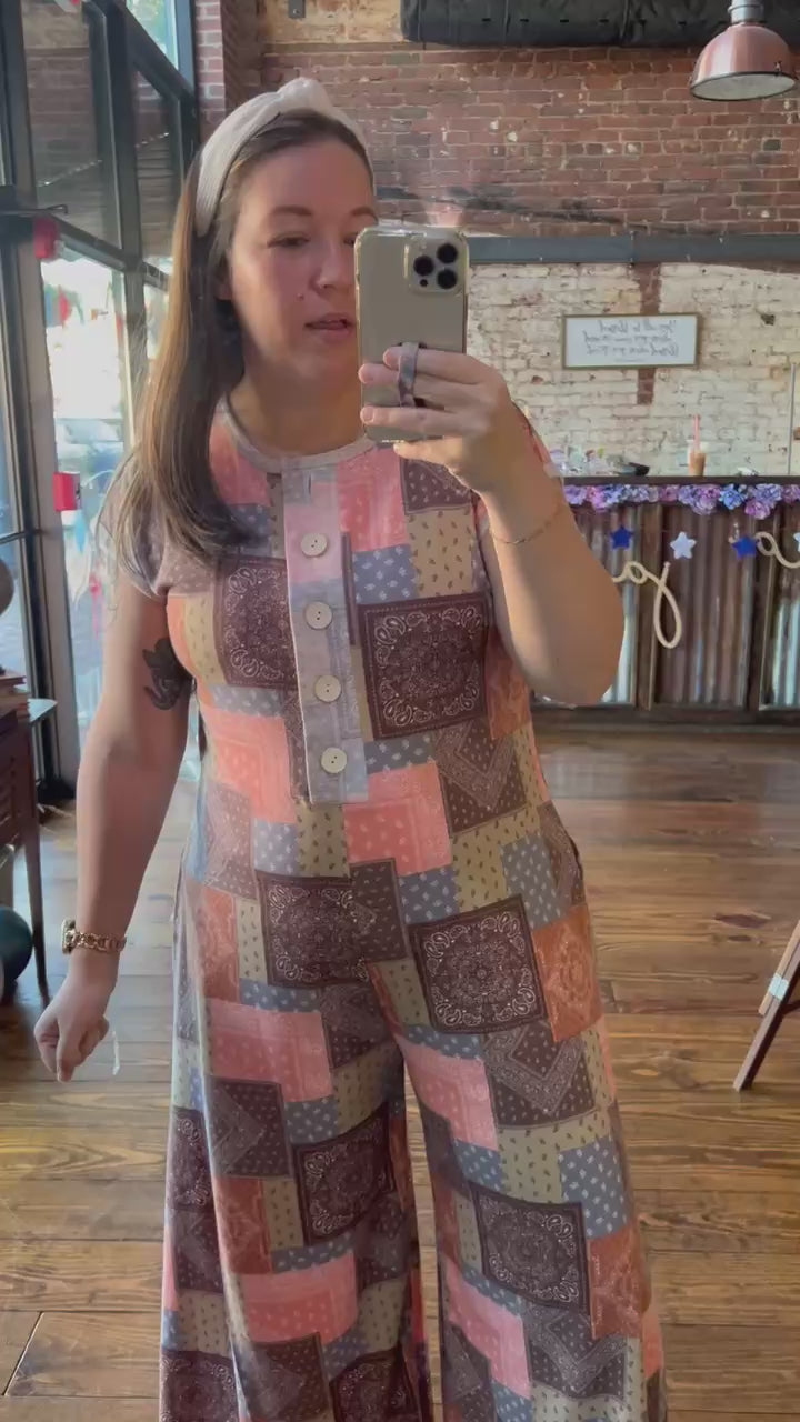 Patch Things Up Jumpsuit