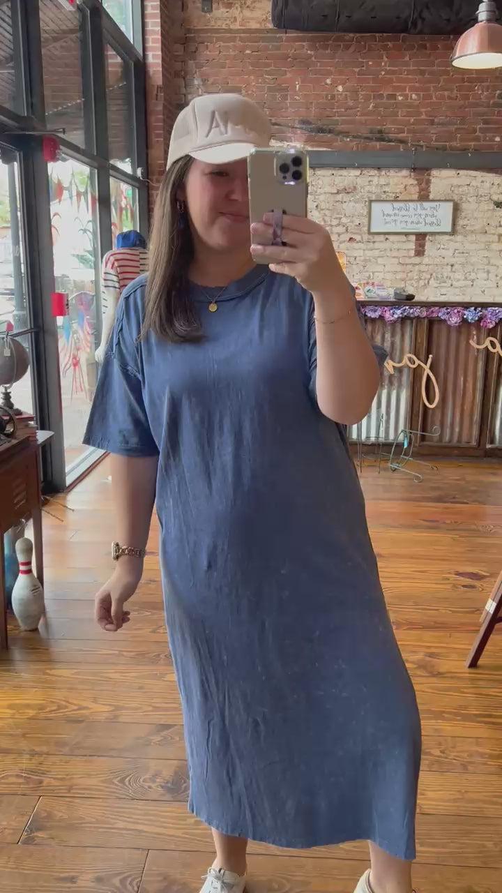 Easy Street T-Shirt Dress - 2 Colors