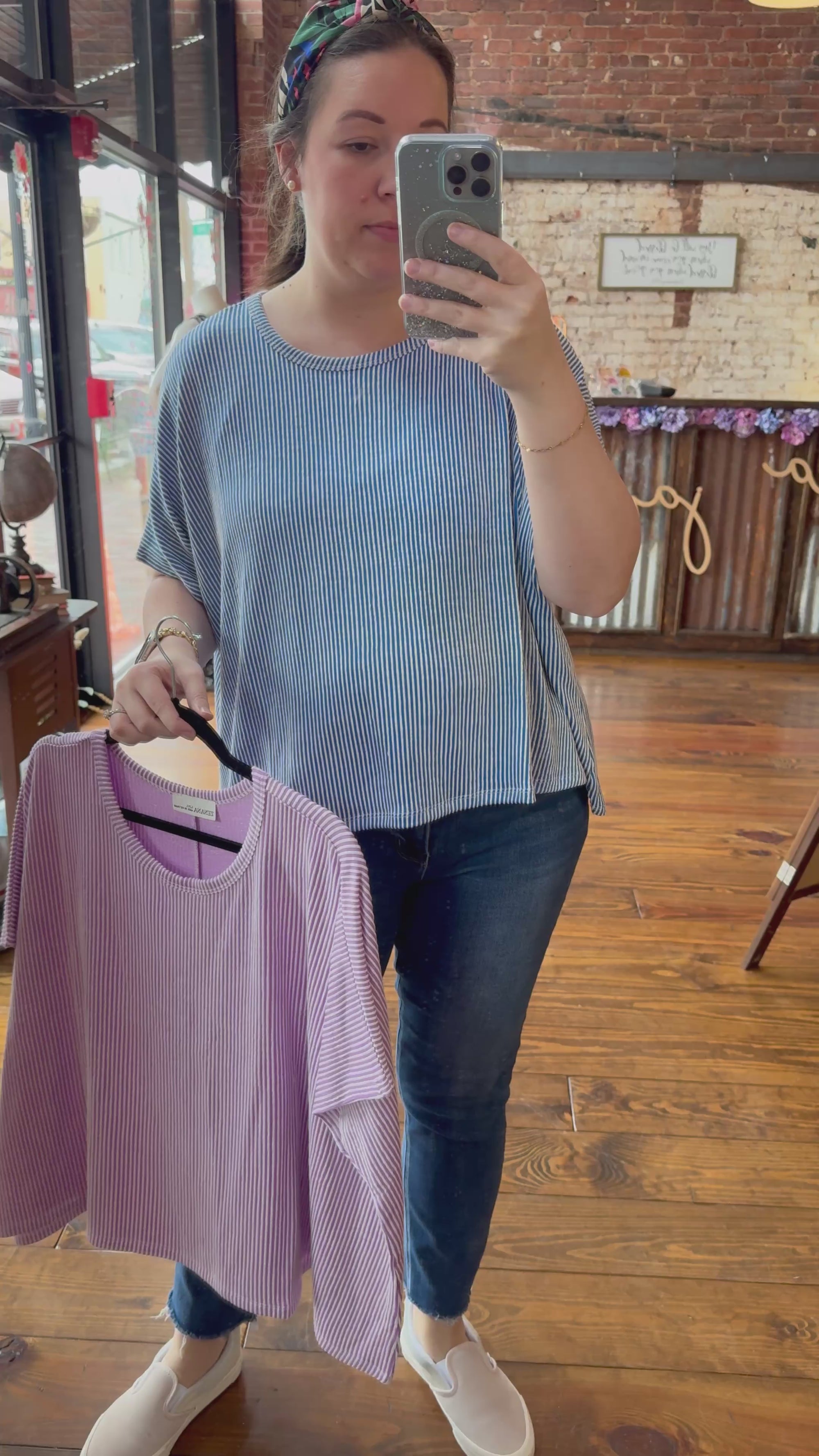 Simple Oversized Ribbed Knit Top - 3 Colors