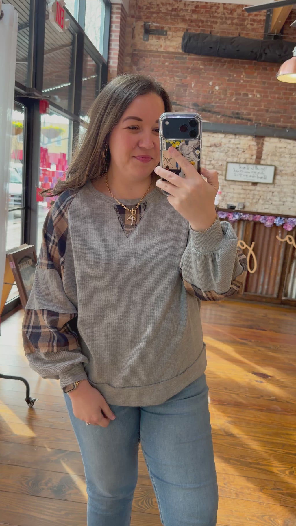 The Classic Plaid Mix Top