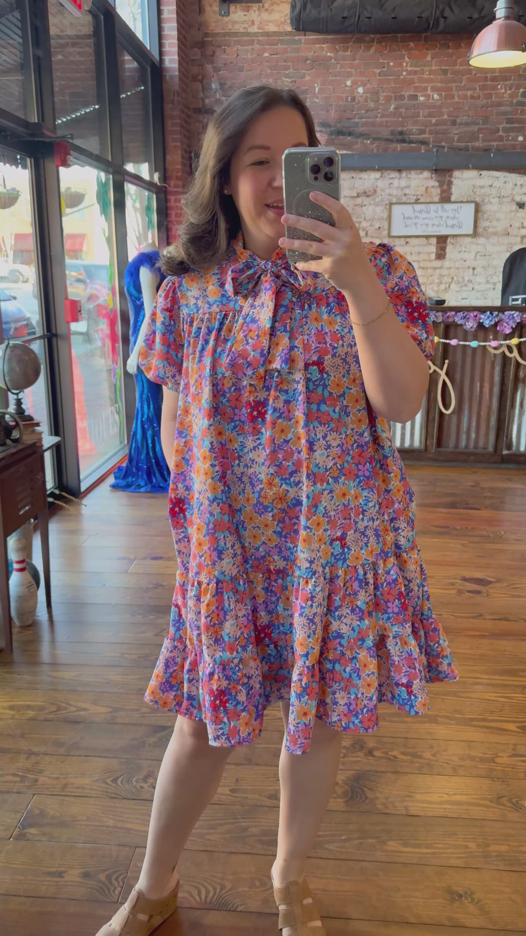 Bethany Bow Neck Dress