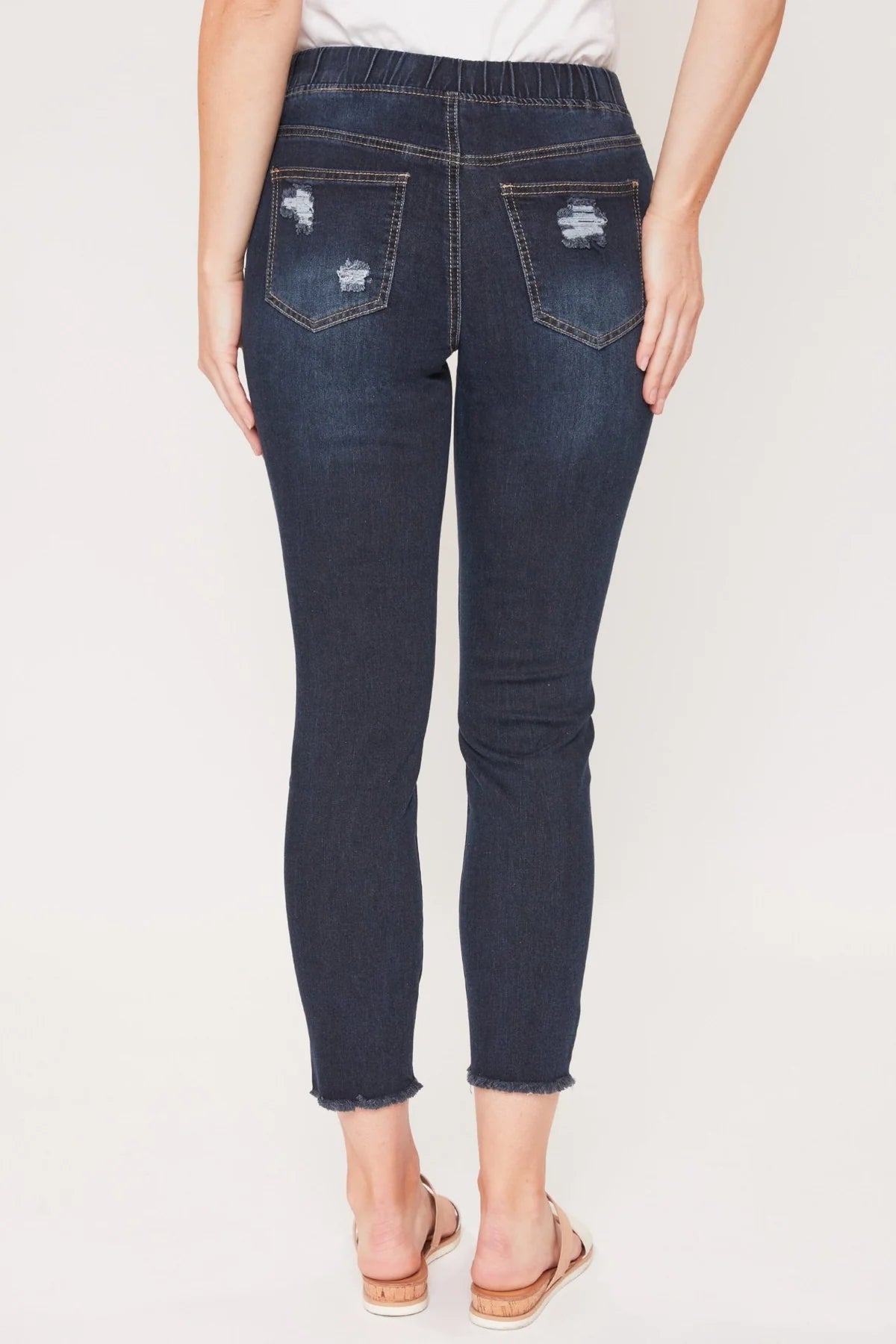 Missy Dark Wash High Rise Joggers