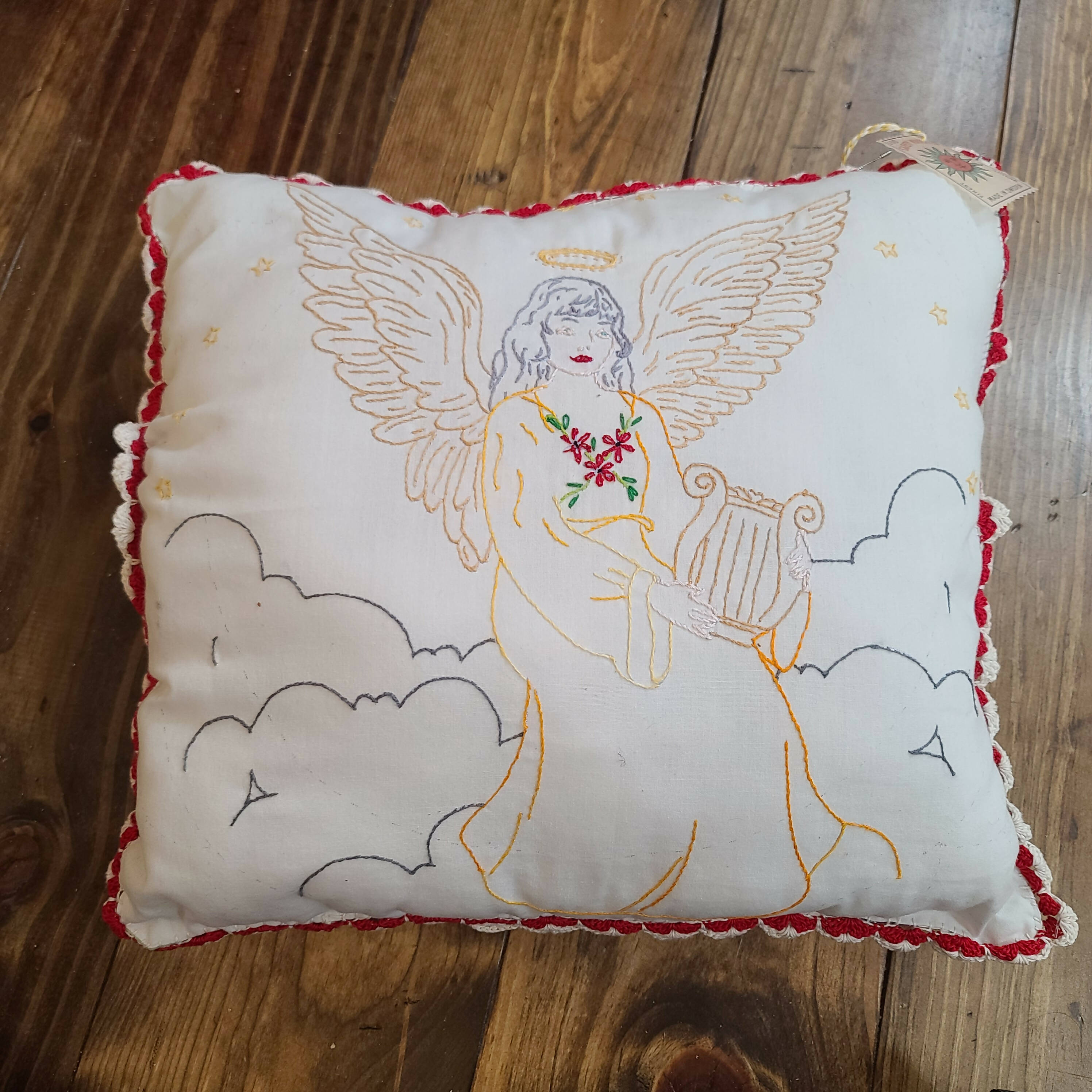 Angel Patchwork Pillow